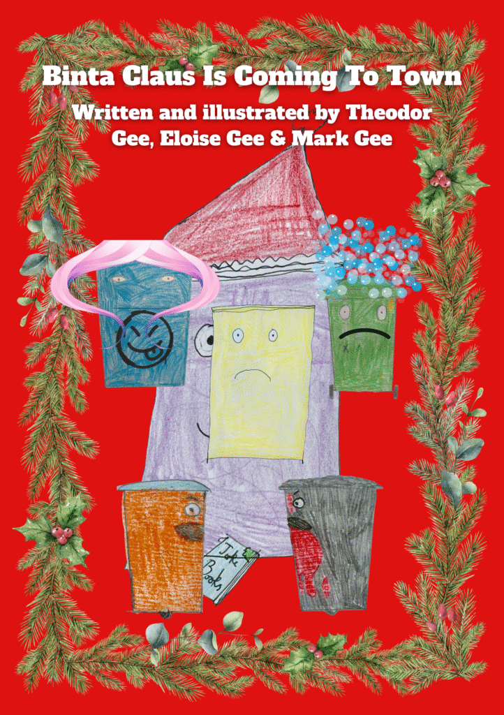 Front cover for 'Binta Claus Is Coming To Town' A book in the Binmouth Books series